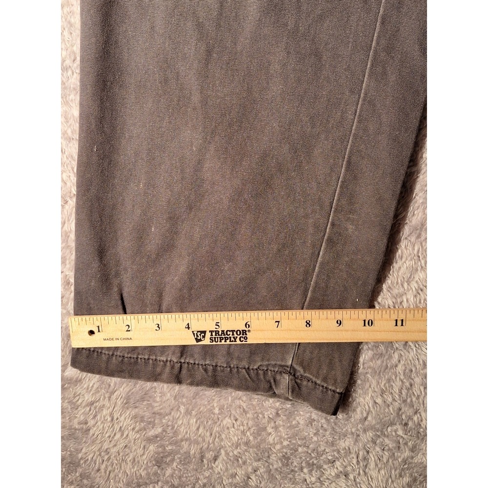 Vintage Washed Canvas Pants Men's Casual Chino Style Trousers, outdoors, snow - Picture 5 of 9